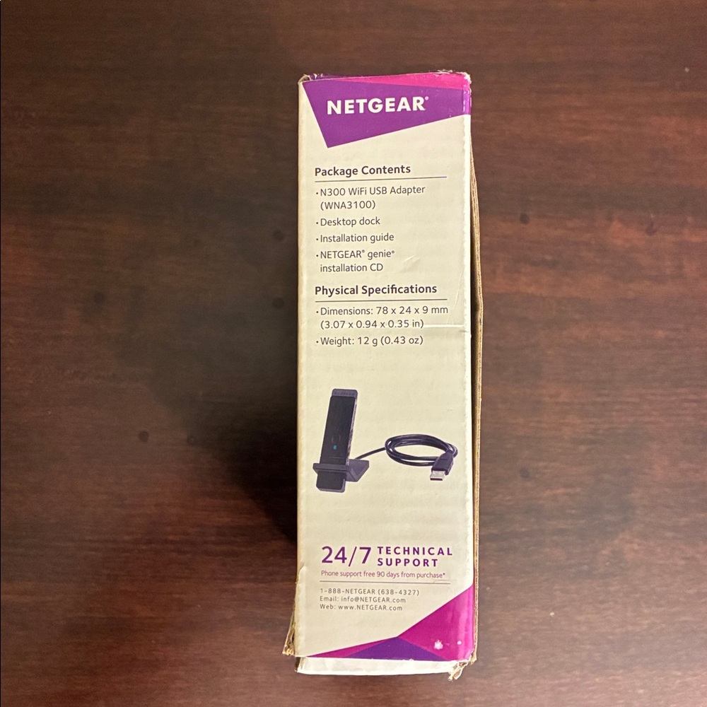 NETGEAR N300 Wi-Fi USB Adapter (WNA3100) - Picture 10 of 15
